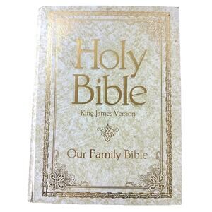 Holy Bible King James Version 1971 Nelson Regency Our Family Bible Red Letter